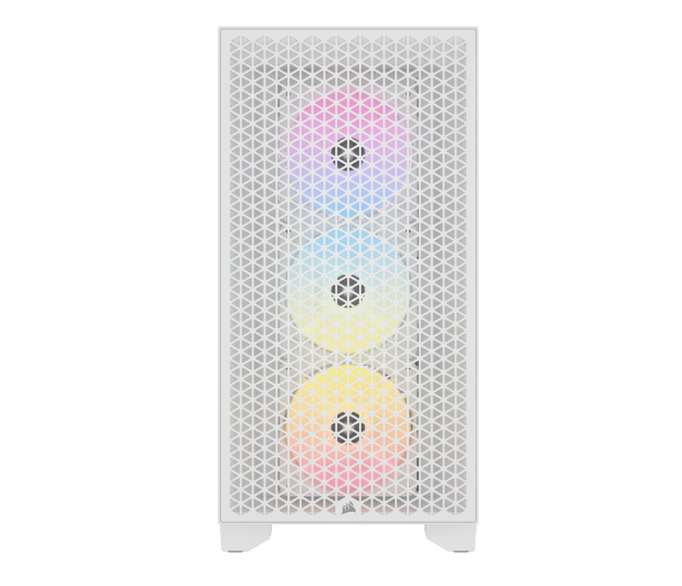 CORSAIR Obudowa 3000D Airflow RGB TG Mid-Tower Biała CC-9011256-WW - 1150141 - zdjęcie 2